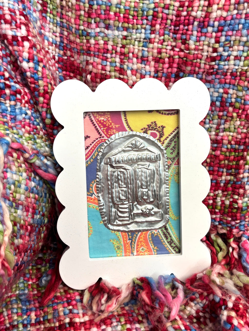 Nola Shotgun Tin Art - Scallop Bandana
