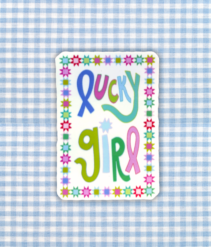 Lucky Girl Sticker