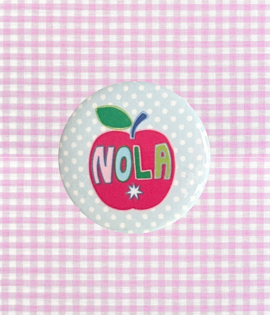 Nola Apple Dot Pin