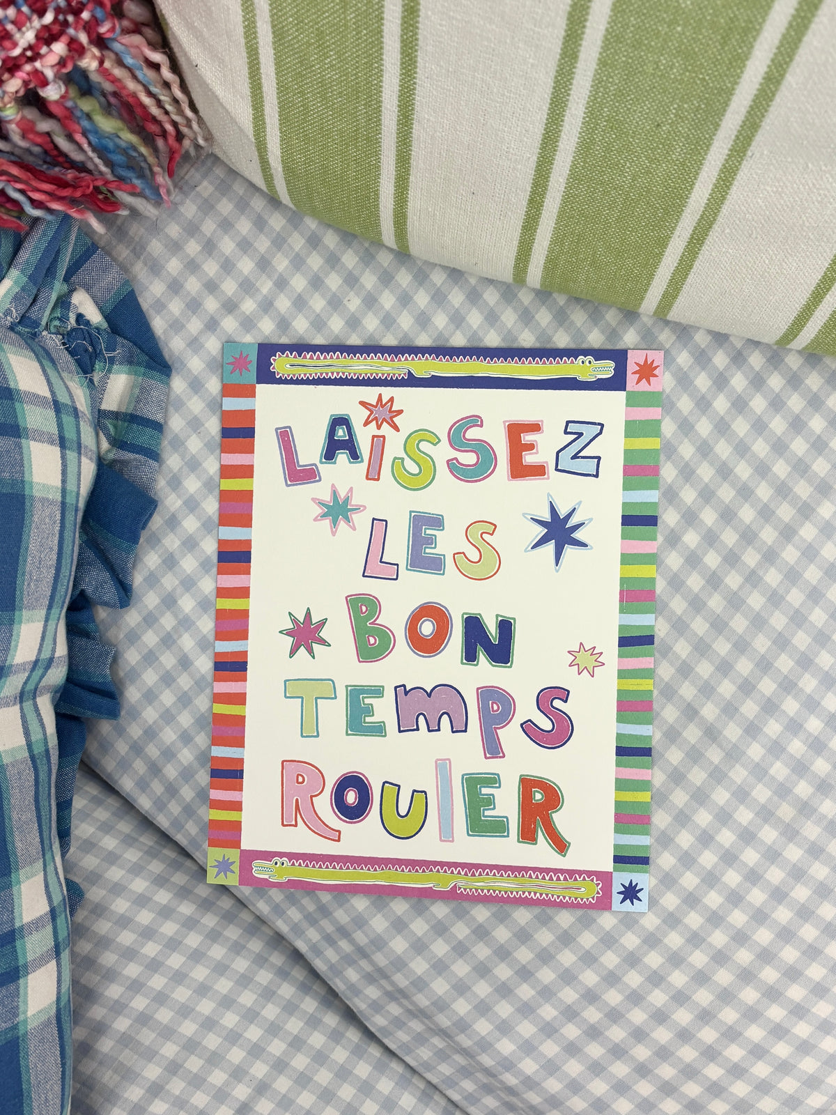 Laissez Les Art Print