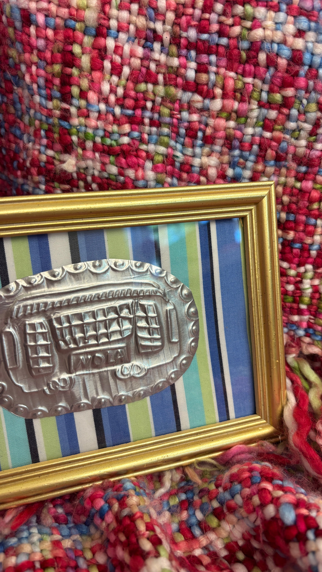 Streetcar Tin - Blue Multi Stripe