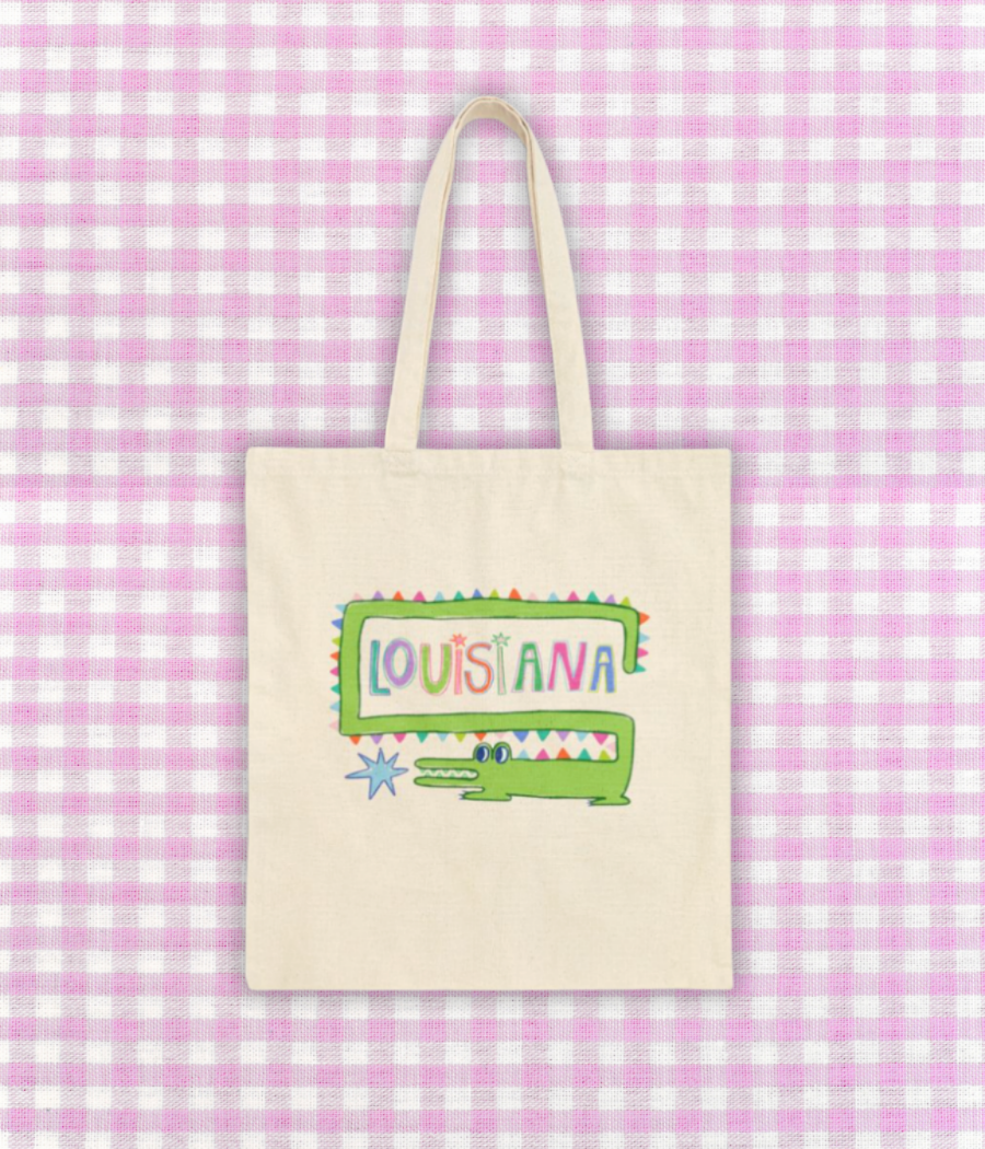Louisiana Gator Tote