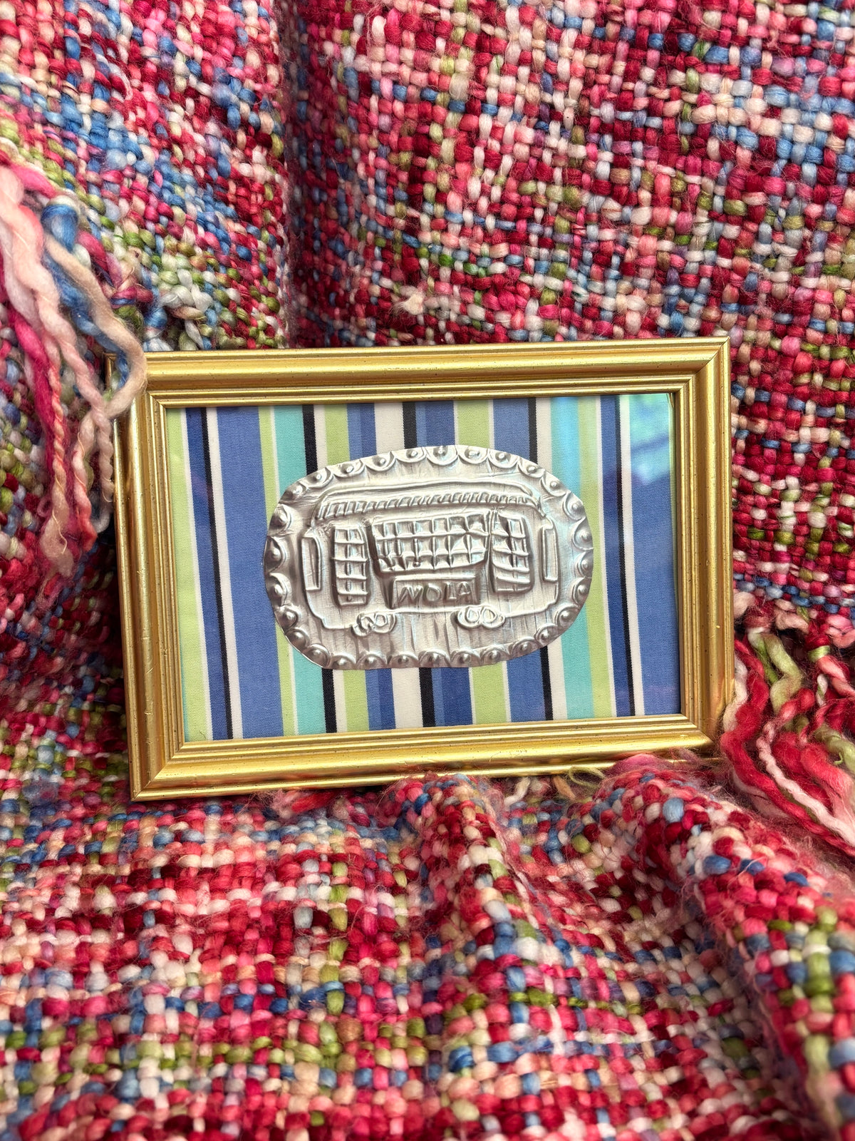 Streetcar Tin - Blue Multi Stripe