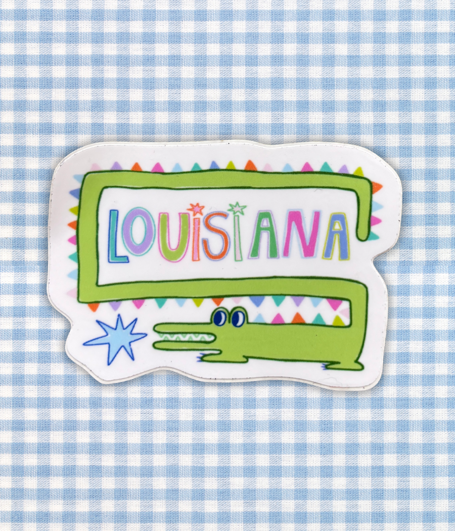 Louisiana Gator Sticker