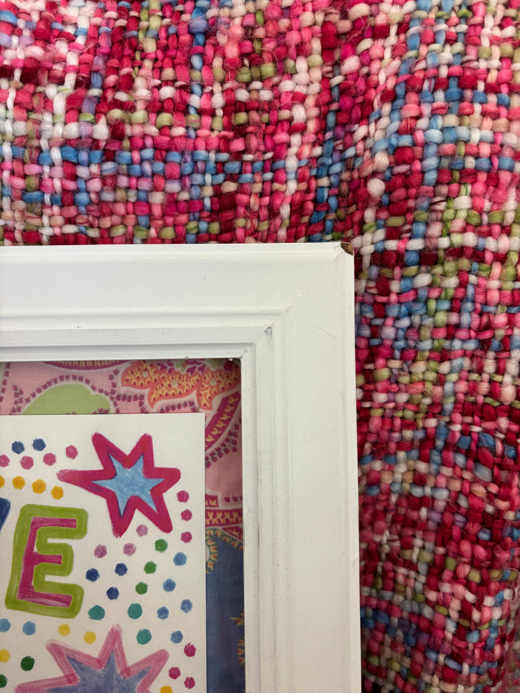 Love You Framed Art - Bandana Print