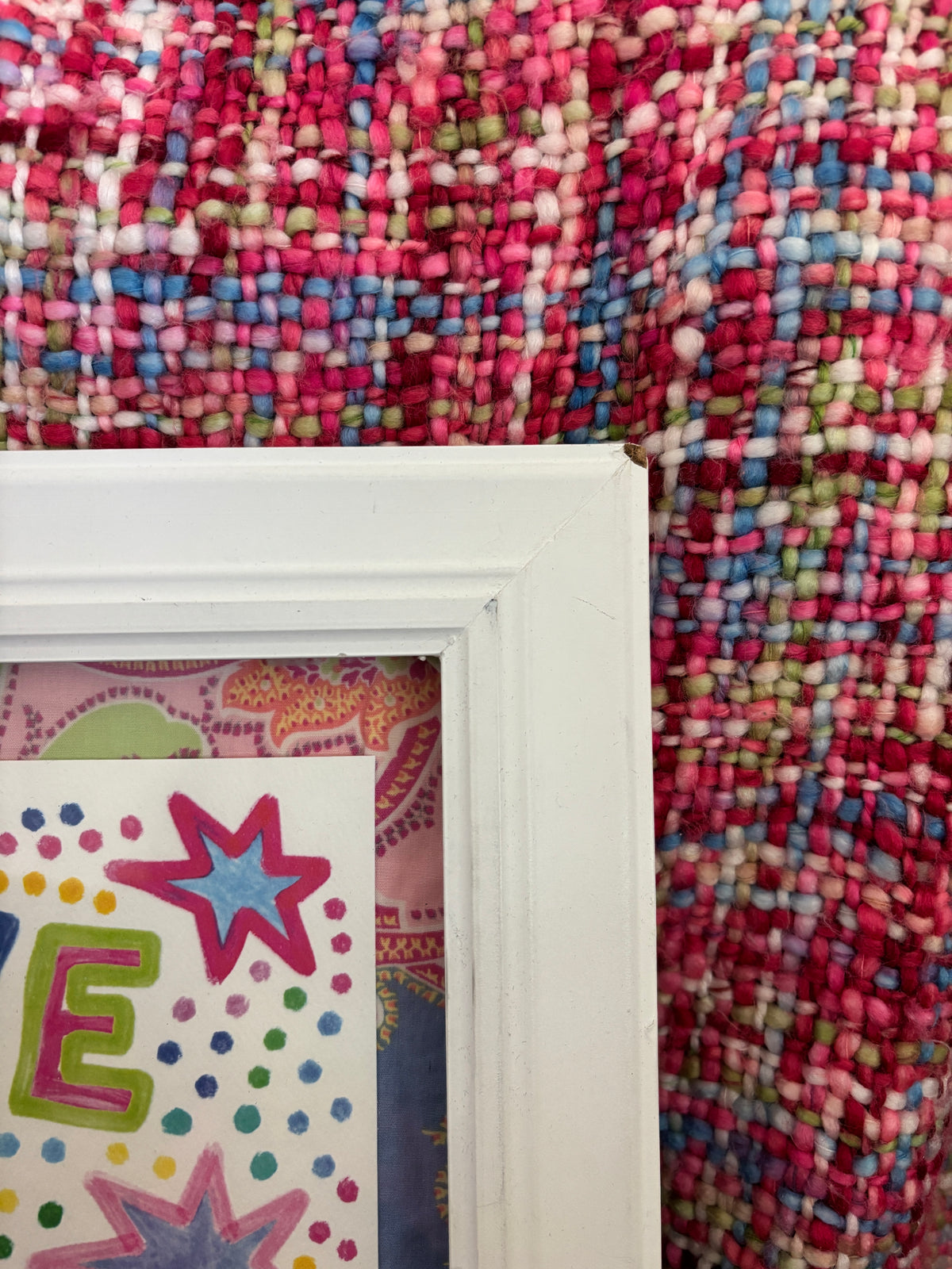 Love You Framed Art - Bandana Print