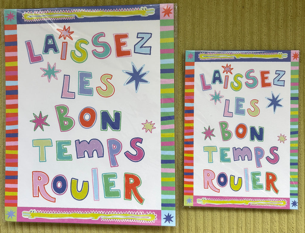 Laissez Les Art Print