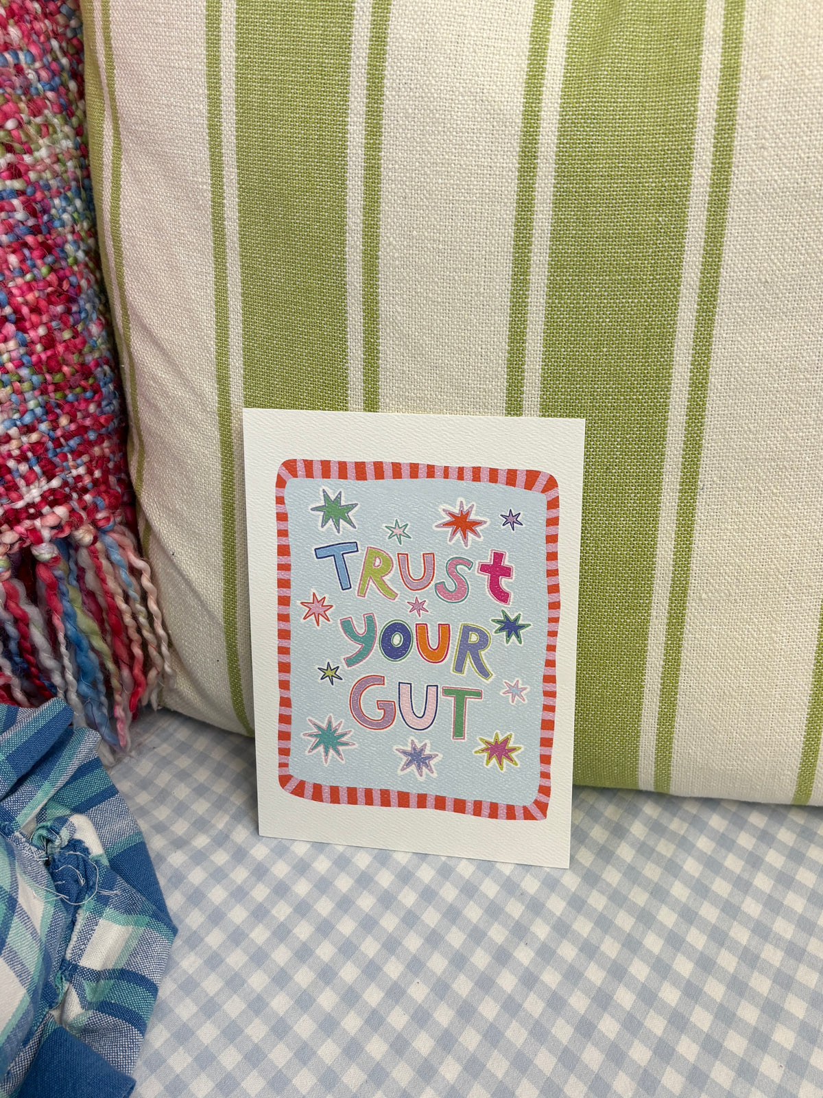 Trust Your Gut Art Print