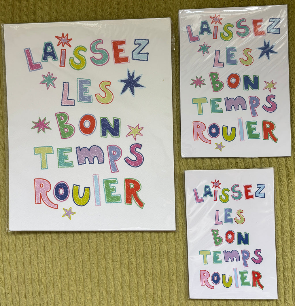 Laissez Les Art Print