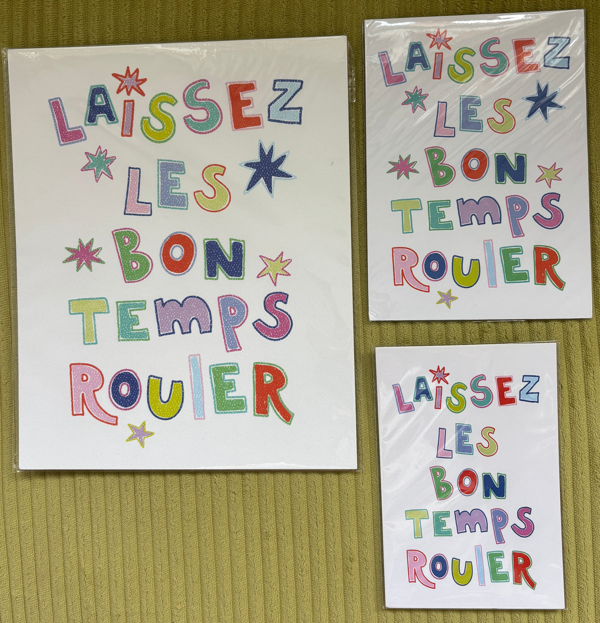 Laissez Les Art Print