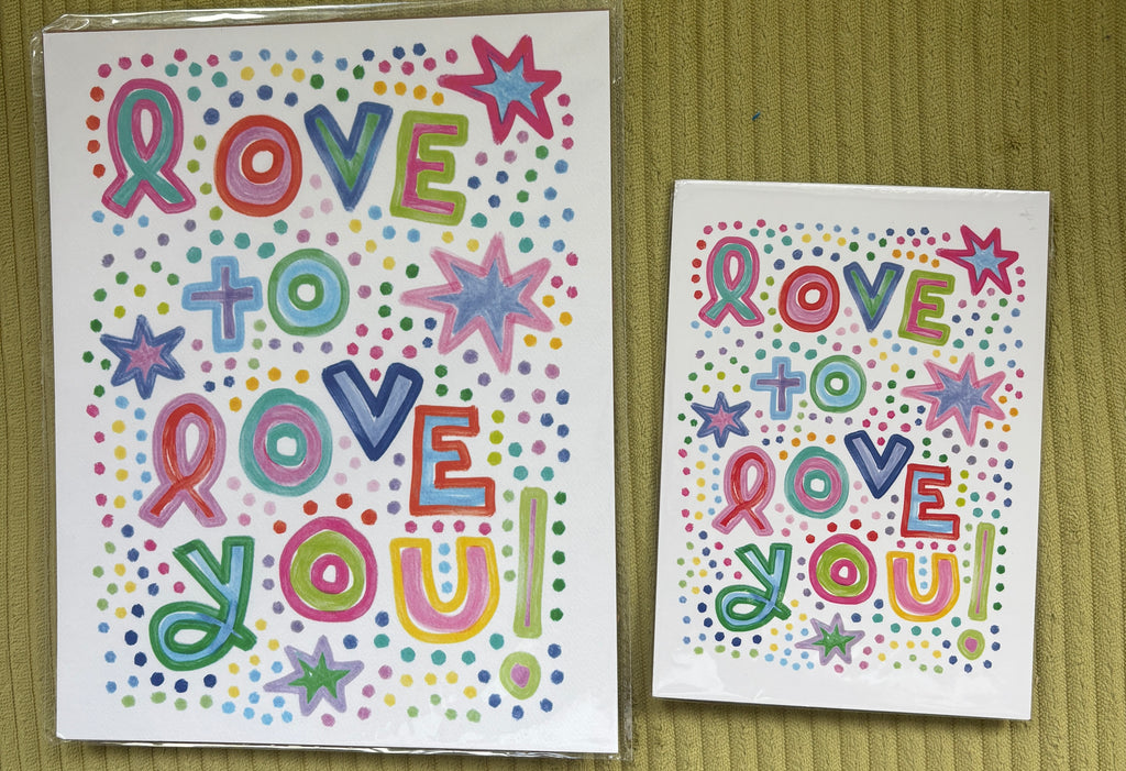 Love To Love You Art Print