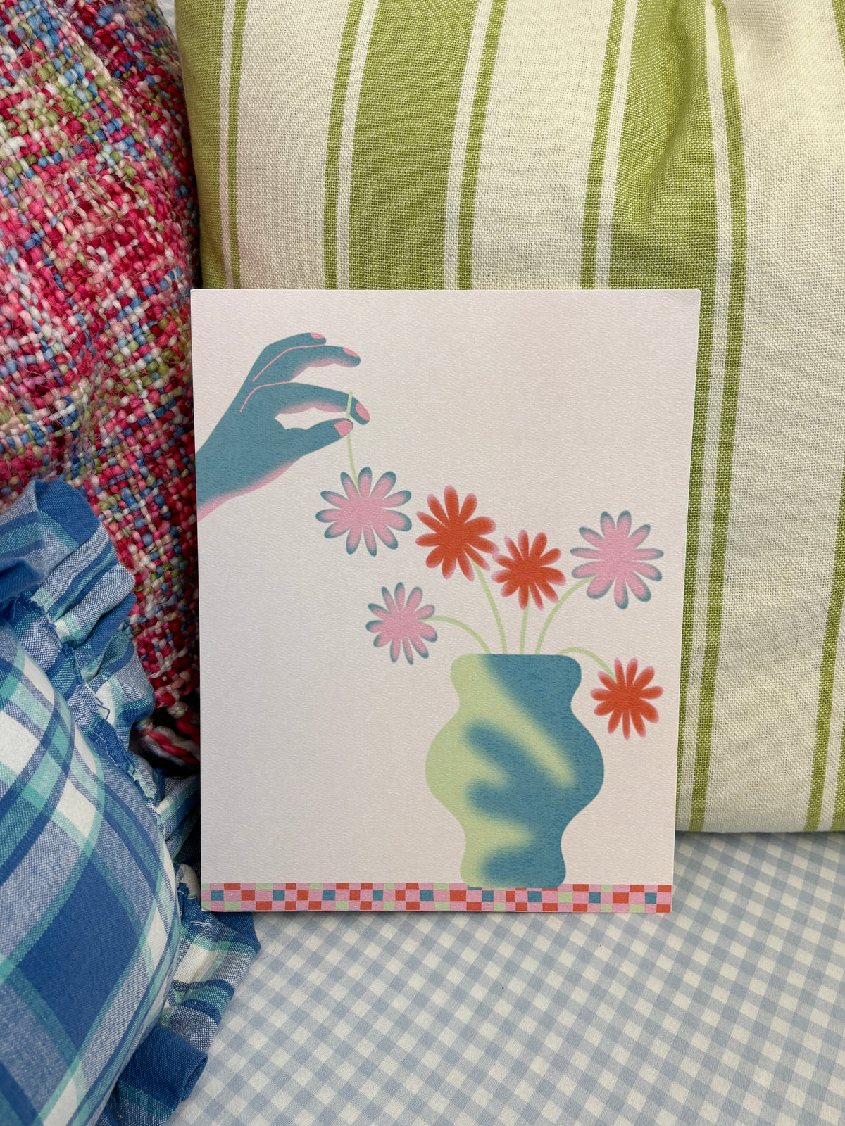 Hand Vase Art Print