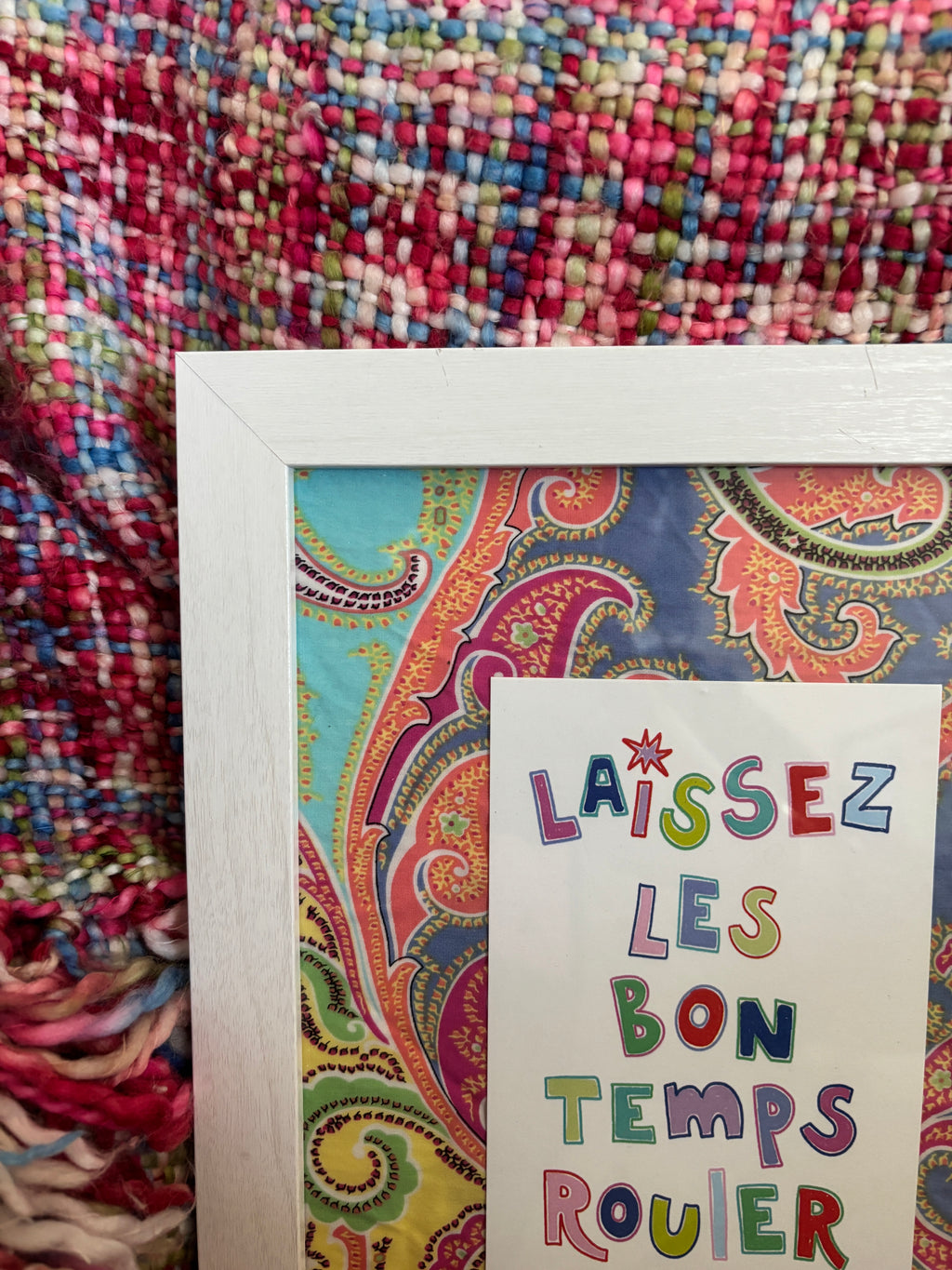 Laissez Les Framed Art - Bandana Print