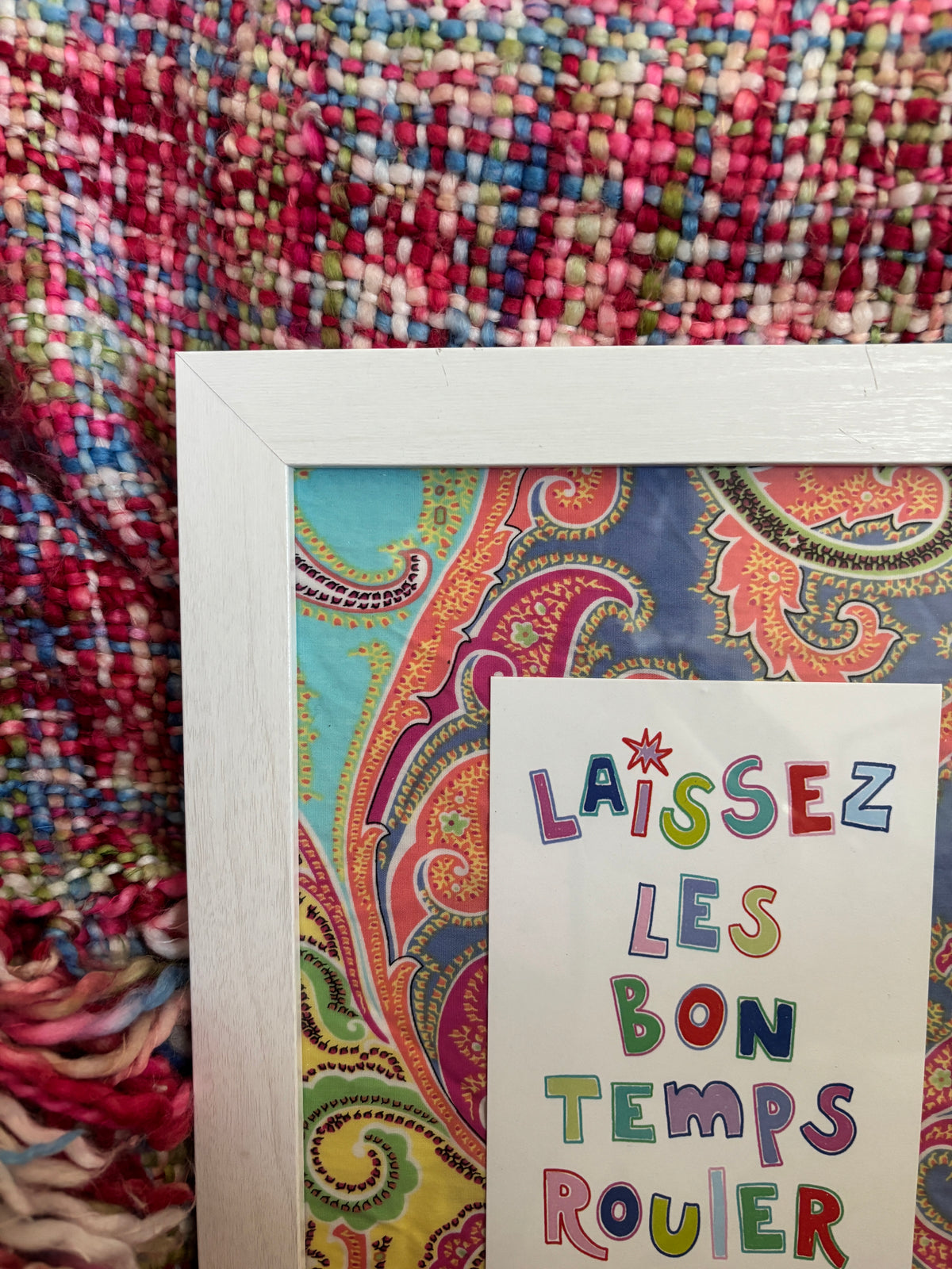 Laissez Les Framed Art - Bandana Print