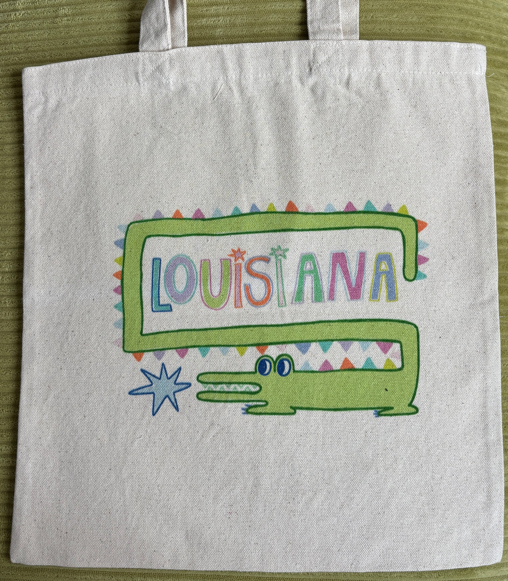 Louisiana Gator Tote