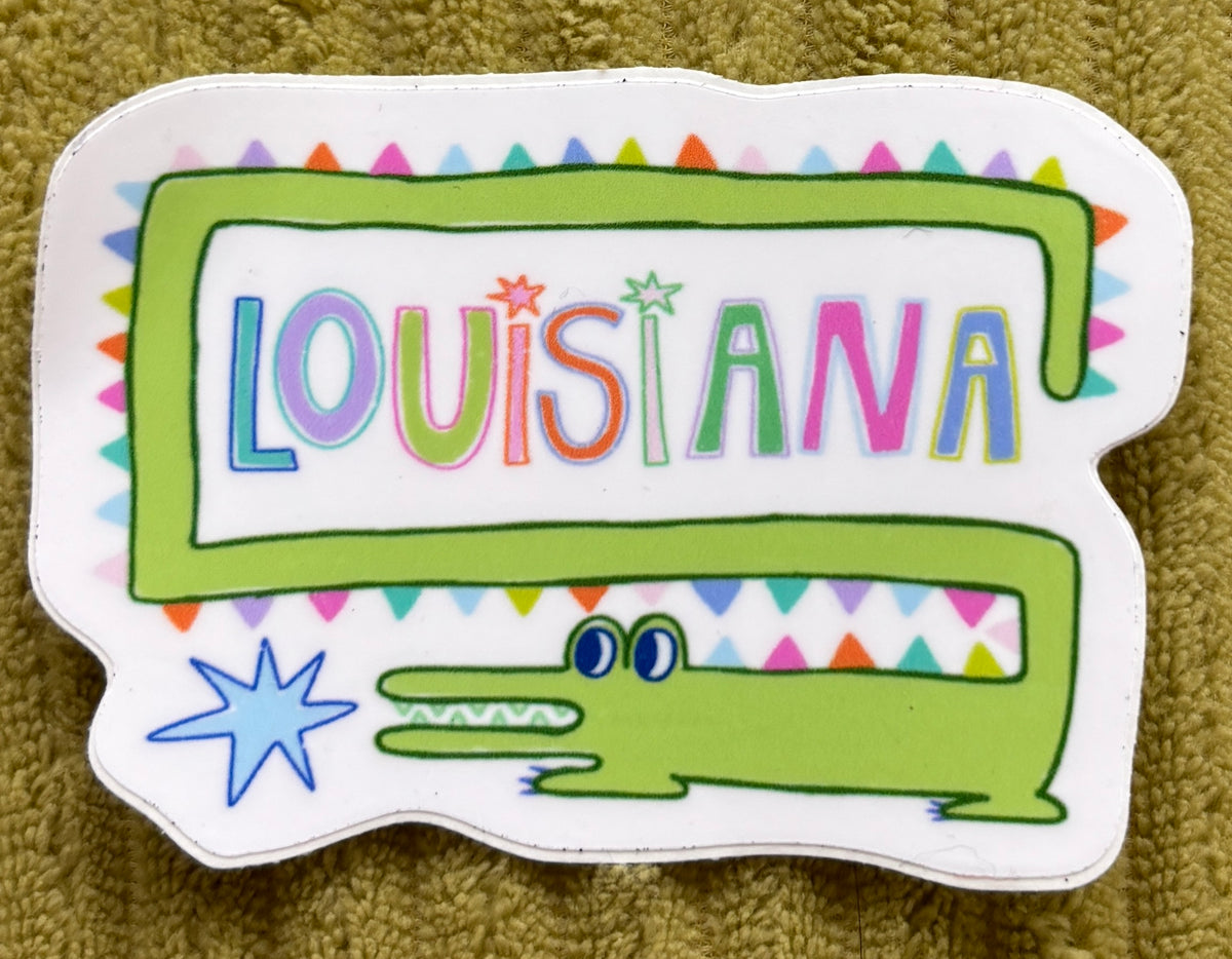 Louisiana Gator Sticker