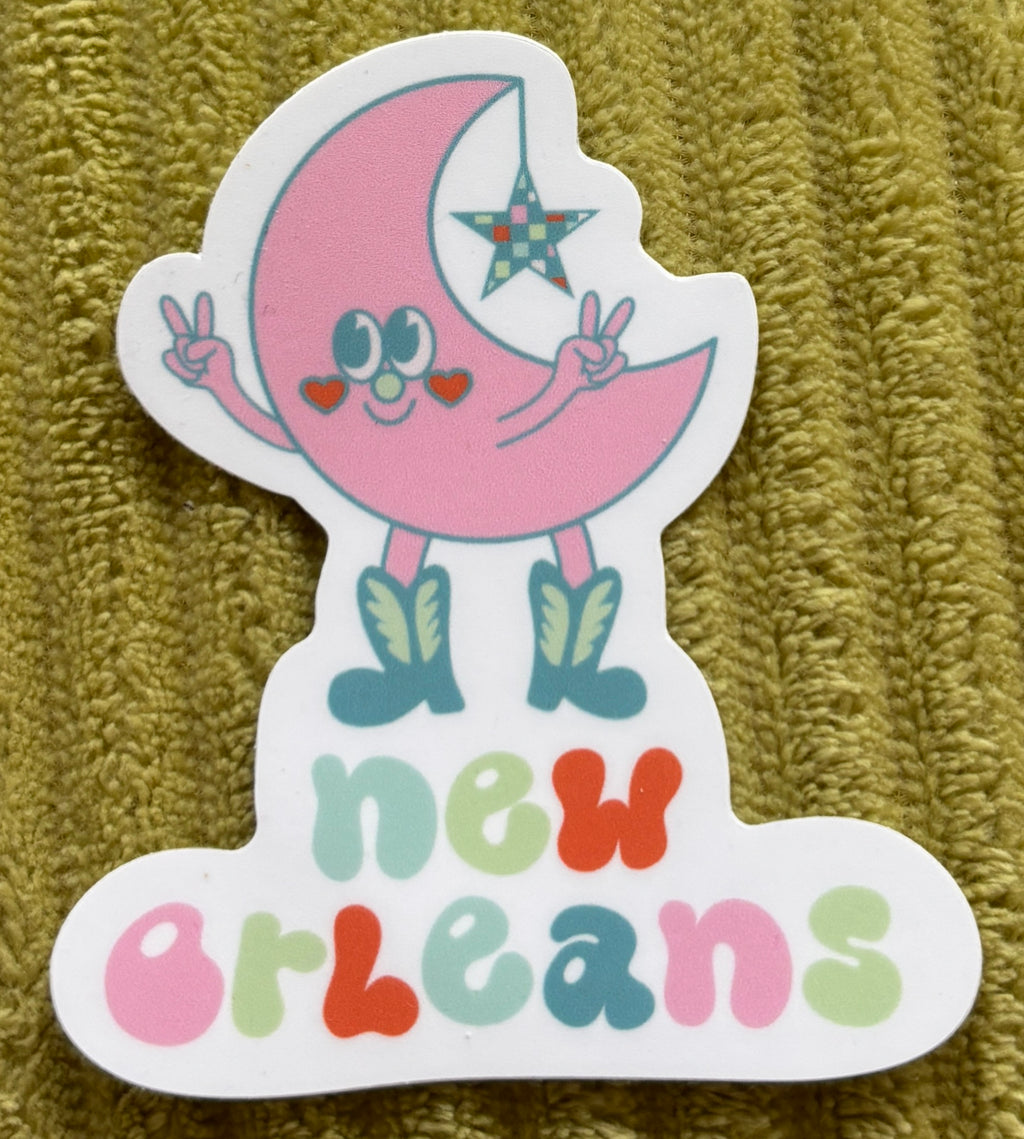 Nola Moon Sticker