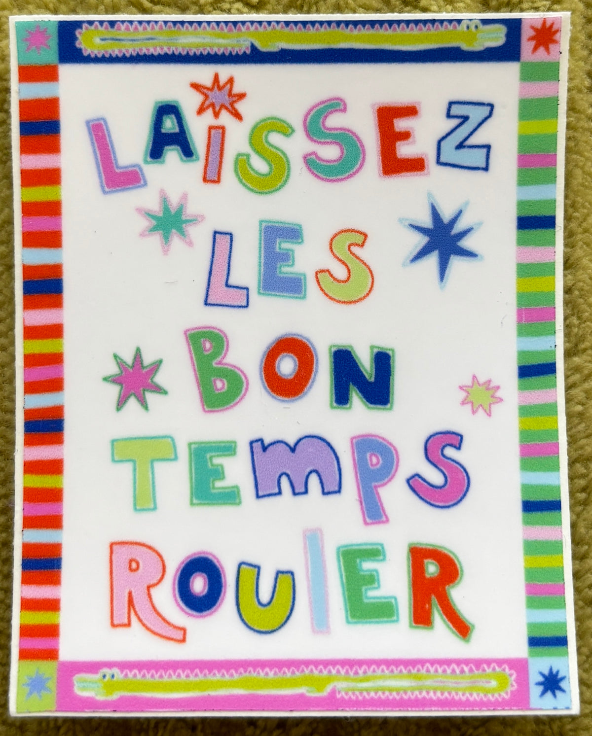 Laissez Les Sticker