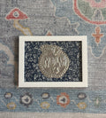 NOLA Apple Tin Art - Blue Floral