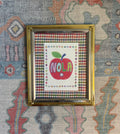 NOLA Apple Print - Rainbow Plaid
