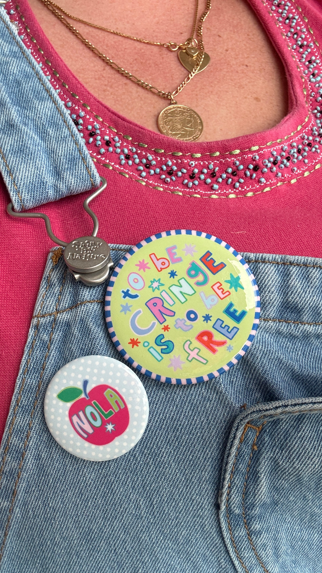 To Be Cringe Is To Be Free Pin