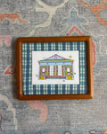 Blue Plaid Shotgun House
